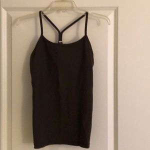 Brown Lululemon sports tank. Size 4. Like new